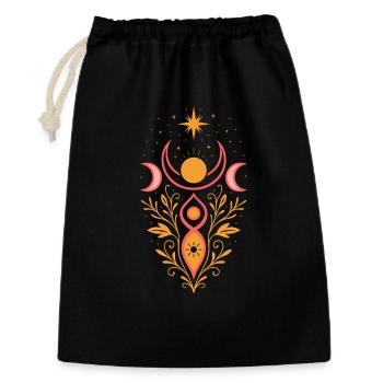 Midsummer Goddess, Sun Goddess - Pagan & Wicca - Gift Bag 30 x 45 cm - black - Front