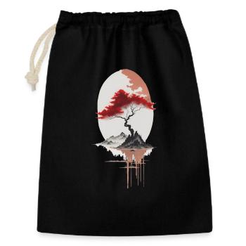 Asian island - Gift Bag 30 x 45 cm - black - Front