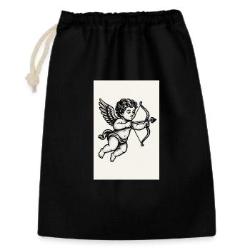 Angel - Gift Bag 30 x 45 cm - black - Front