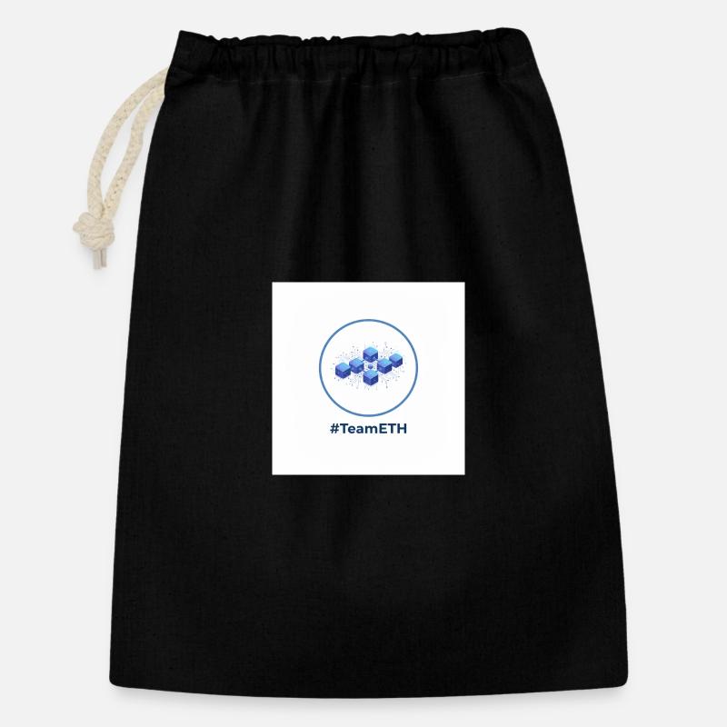 TeamETH node network - Gift Bag 30 x 45 cm - black