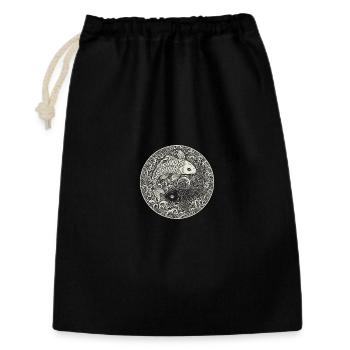 Koi Carp - Gift Bag 30 x 45 cm - black - Front