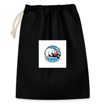 PolarJustice Cartoon - Gift Bag 30 x 45 cm - black - Front