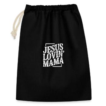Jesus Lovin' Mama — God Faith Church Christian - Gift Bag 30 x 45 cm - black - Front