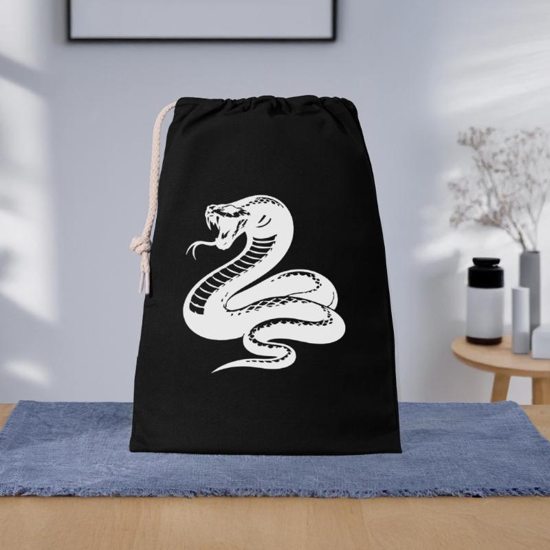 Silhouette du python serpent Sac cadeau 30 x 45 cm