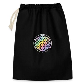 Flower of life - Gift Bag 30 x 45 cm - black - Front