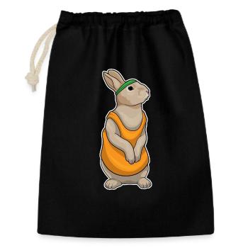 Coureur Bunny Jogger Sport - Sac cadeau 30 x 45 cm - noir - Devant