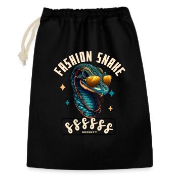 Serpent Glam Couture - Sac cadeau 30 x 45 cm - noir - Devant