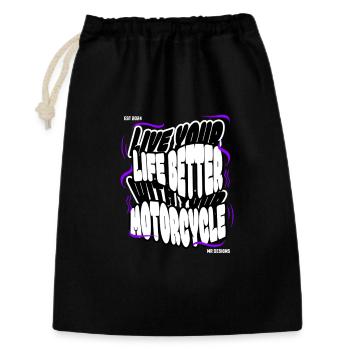 Motorcycle x MR DESIGNS - Gift Bag 30 x 45 cm - black - Front