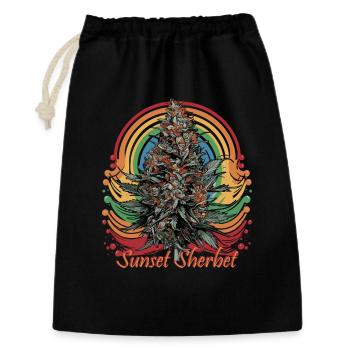 Sunset Sherbet - Geschenkbeutel aus Baumwolle (30 x 45 cm) - Schwarz - Vorne