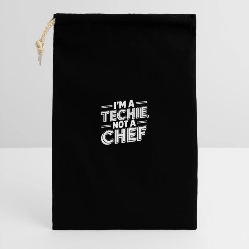 Techie Not a Chef Technician IT Programmer Gift Bag 30 x 45 cm