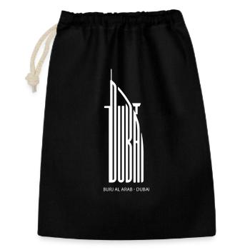 Dubai, UAE Capital Tour Tourists Emirati Vacation - Gift Bag 30 x 45 cm - black - Front