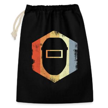 Masque de soudeur - Sac cadeau 30 x 45 cm - noir - Devant