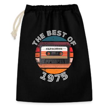 Le meilleur de 1975 - Sac cadeau 30 x 45 cm - noir - Devant