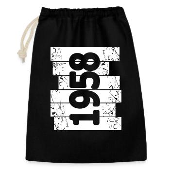 Parents 1958 - Gift Bag 30 x 45 cm - black - Front