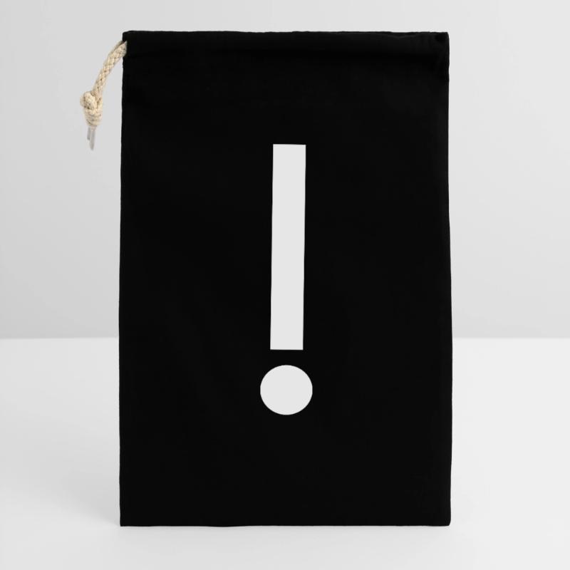 Exclamation Mark Template Design Pattern Gift Bag 30 x 45 cm