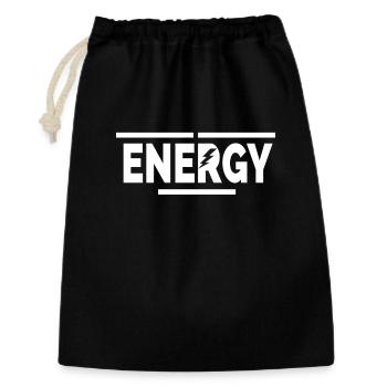 ENERGY - Gift Bag 30 x 45 cm - black - Front