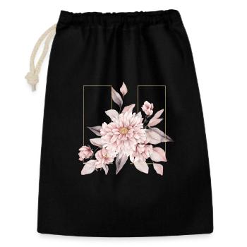 Elegant Blush Floral Design - Gift Bag 30 x 45 cm - black - Front