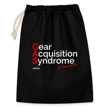 Syndrome d’acquisition d’engrenage - Sac cadeau 30 x 45 cm - noir - Devant
