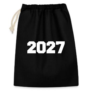 2027 - Gift Bag 30 x 45 cm - black - Front