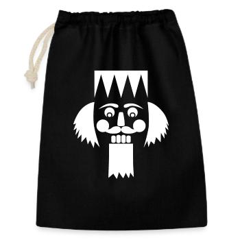 Nutcracker Christmas Symbol Xmas Advent - Gift Bag 30 x 45 cm - black - Front