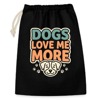 Technicien en chenil, assistant en chenil, soins aux animaux - Sac cadeau 30 x 45 cm - noir - Devant