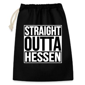 Straight Outta Hesse - Gift Bag 30 x 45 cm - black - Front