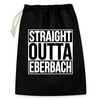 Slogan Typo Eberbach - Gift Bag 30 x 45 cm - black - Front