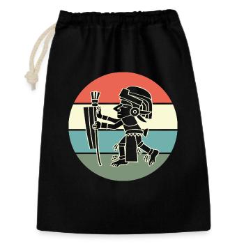 aztec Mayan calendar Inca - Gift Bag 30 x 45 cm - black - Front