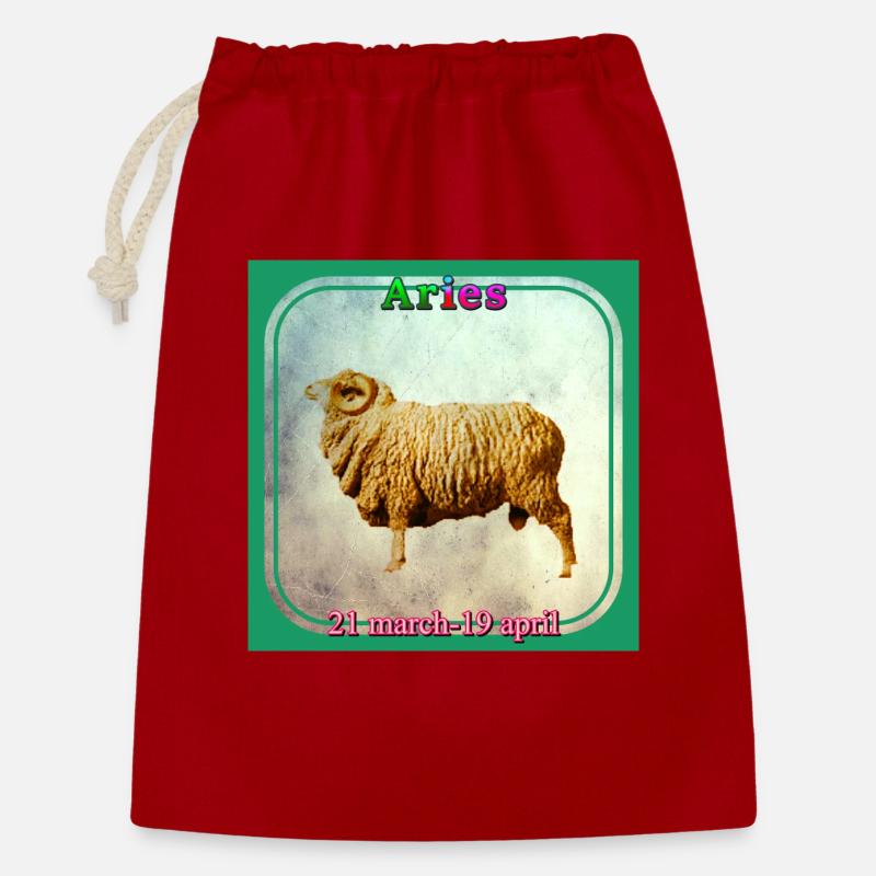 Aries - Gift Bag 30 x 45 cm - red