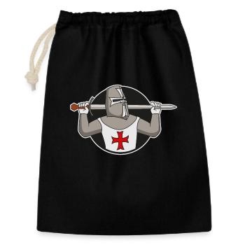 Crusader | Knight - Gift Bag 30 x 45 cm - black - Front