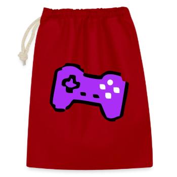 Weird Retro Controller Gamer - Gift Bag 30 x 45 cm - red - Front