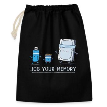 Softwareingenieur IT-Support J-og Your Memory Gym - Geschenkbeutel aus Baumwolle (30 x 45 cm) - Schwarz - Vorne