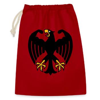 German Fitness Federal Eagle with Muscles - Gift Bag 30 x 45 cm - red - Front