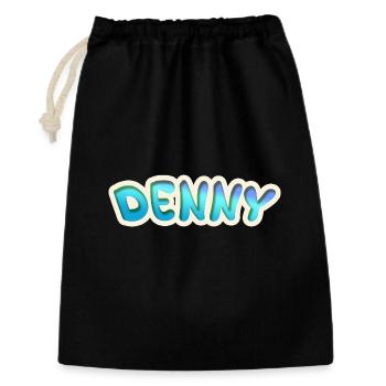 Denny as a job - Gift Bag 30 x 45 cm - black - Front