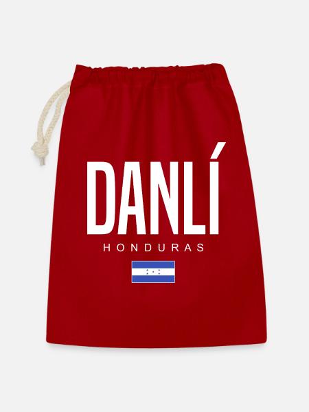Danlí Honduras Honduraner - Geschenkbeutel aus Baumwolle (30 x 45 cm) - Rot