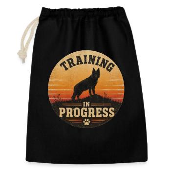 Training in Progress - Gift Bag 30 x 45 cm - black - Front