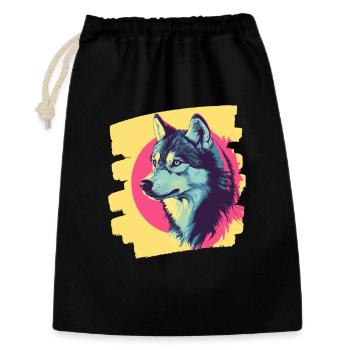 Husky - Gift Bag 30 x 45 cm - black - Front