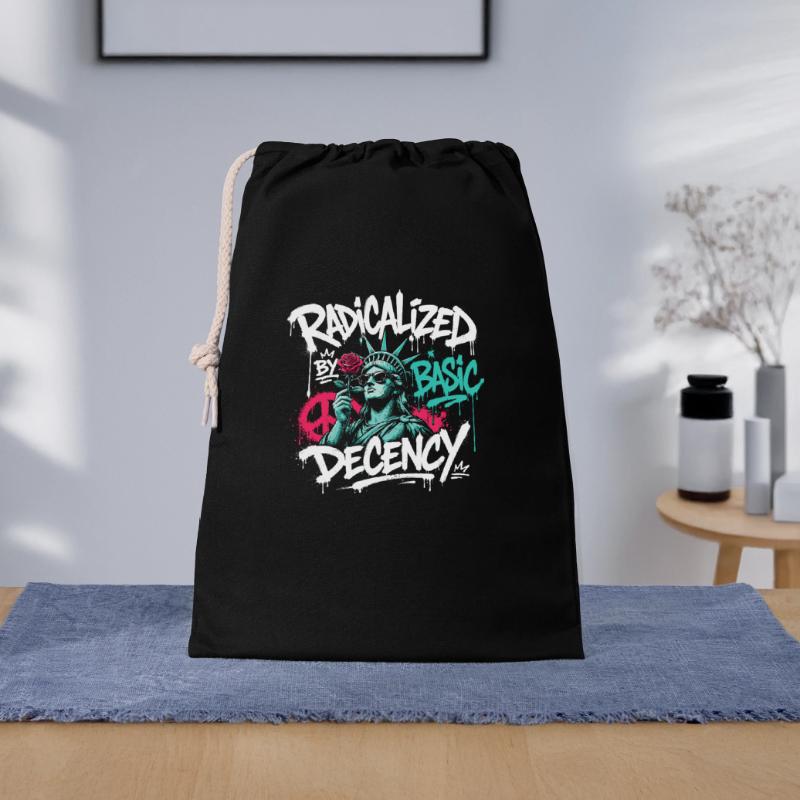 Radicalized Basic Decency Graffiti Gift Bag 30 x 45 cm