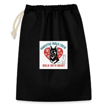 Pawsitive Walk Crew Heart Paws - Gift Bag 30 x 45 cm - black - Front