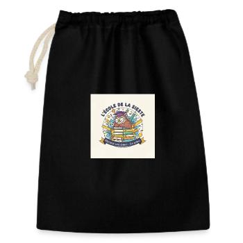 School of the Owl Nap Student - Gift Bag 30 x 45 cm - black - Front