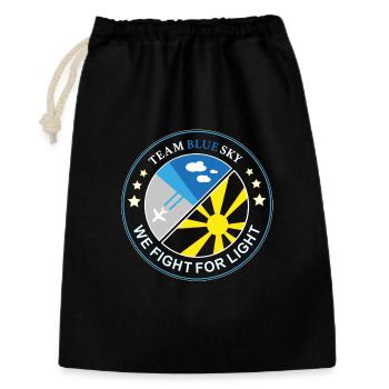 Blue Sky Flight Team Patch - Gift Bag 30 x 45 cm - black - Front