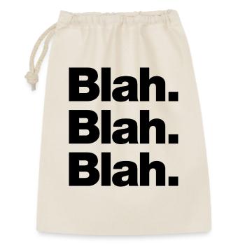 Blah. Blah. Blah - Gift Bag 30 x 45 cm - nature - Front