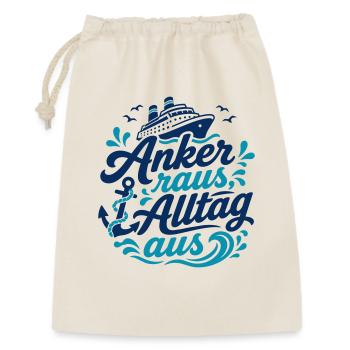 Anchor out, everyday life off - Gift Bag 30 x 45 cm - nature - Front