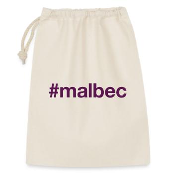 MALBEC Hashtag - Geschenkbeutel aus Baumwolle (30 x 45 cm) - Natur - Vorne