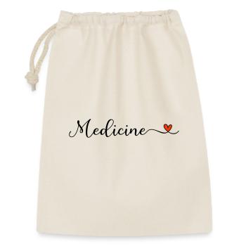 Medicine Heart Lettering - Gift Bag 30 x 45 cm - nature - Front
