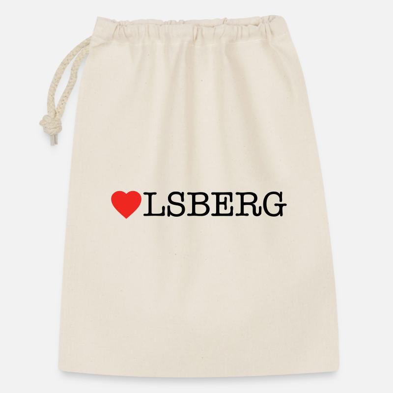 Olsberg - Geschenkbeutel aus Baumwolle (30 x 45 cm) - Natur