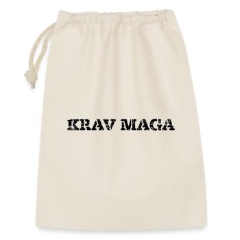 Krav Maga - Geschenkbeutel aus Baumwolle (30 x 45 cm) - Natur - Vorne