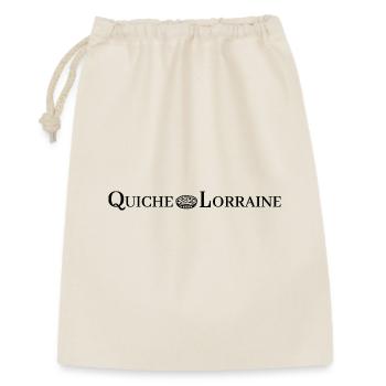QUICHE LORRAINE (cuisine) - Sac cadeau 30 x 45 cm - nature - Devant