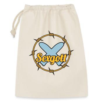 Sexgott | Dildo | Cock - Gift Bag 30 x 45 cm - nature - Front