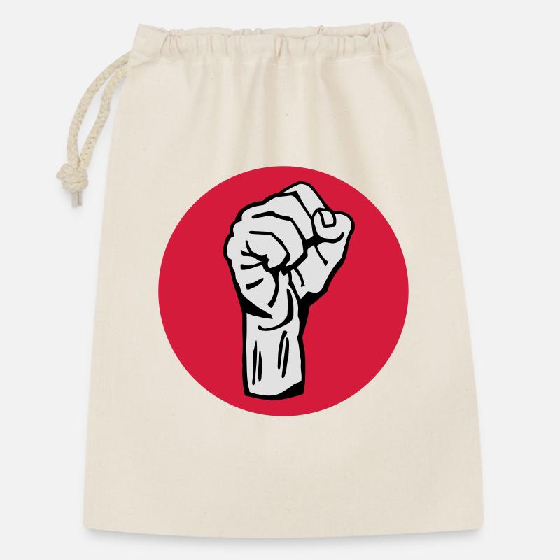 Fist - Protest - Democracy - Gift Bag 30 x 45 cm - nature